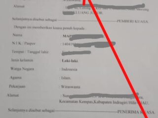 Tanah Milik WNA di Inhil Sudah Dijual Belikan dan Terbit Surat Baru Diteken Kades Hingga Camat