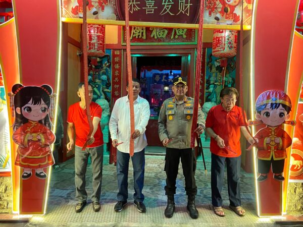 Pawai Tahun Baru Imlek 2577 Dikota Rengat, Kapolres Inhu Pimpin Langsung Pengamanan