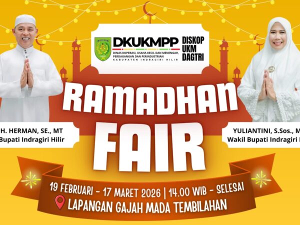 Pemkab Inhil Gelar Ramadan Fair UMKM 2026, Dimeriahkan Berbagai Lomba dan Doorprize Menarik