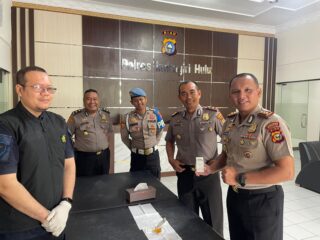 Komitmen Berantas Narkoba, Kapolres Inhu dan Waka Serta Ratusan Personelnya Dicek Urine, Ini Hasilnya