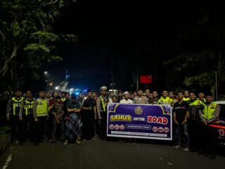 Program Sahur On The Road, Sat Lantas Polres Inhu Sahur Bersama Pengguna Jalan