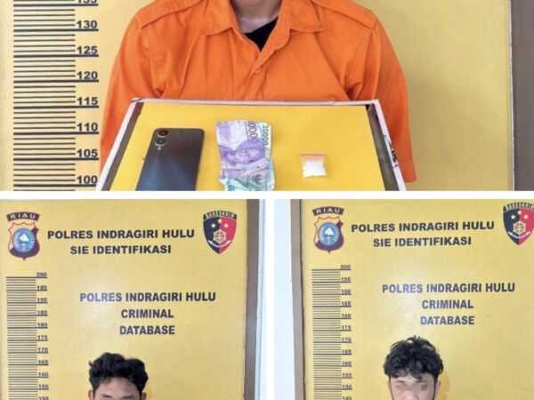 Satresnarkoba Polres Inhu Ringkus 3 Pelaku, Satu Pelaku Residivis