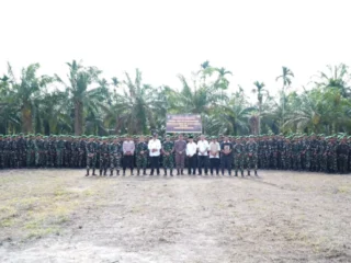 Kodim 0314/Inhil Gelar Upacara Penyambutan Personel TP 953/Harimau Rawa