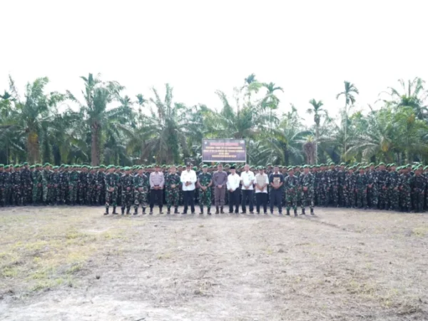 Kodim 0314/Inhil Gelar Upacara Penyambutan Personel TP 953/Harimau Rawa