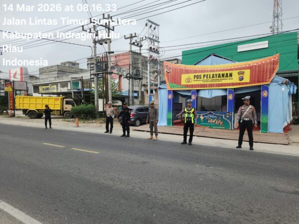 Berikan Pelayanan Mudik Lebaran, Polres Inhu Siapkan 4 Pos, ini Alamatnya