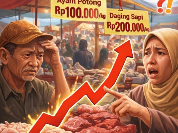 ‎Harga Ayam Tembus Rp100 Ribu, Daging Rp200 Ribu: Warga Inhil Menjerit Jelang Idul Fitri