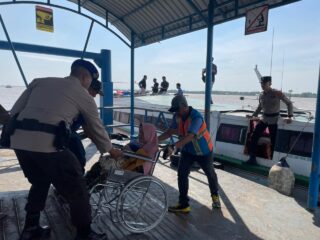 Pengamanan Keberangkatan Kapal di Pelindo Tembilahan Berjalan Aman dan Kondusif