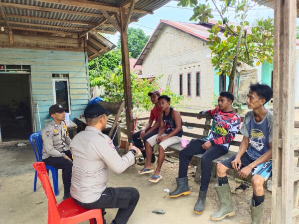 Bangun Kesadaran Kolektif, Polsek Peranap Terus Beri Himbauan Larangan PETI
