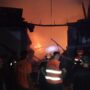 Breaking news, Sebuah Gudang Sembako Ludes Terbakar di Lalap Sijago Merah.