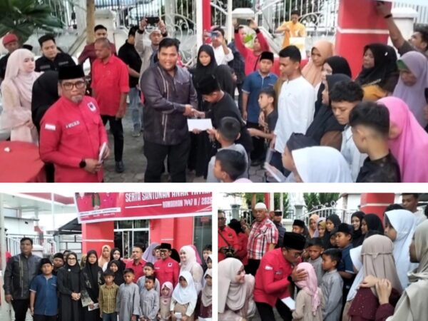 DPD PDI Perjuangan Riau Gelar Buka Puasa Bersama dan Santuni Anak Yatim, Wujud Kepedulian Partai di Bulan Suci Ramadan