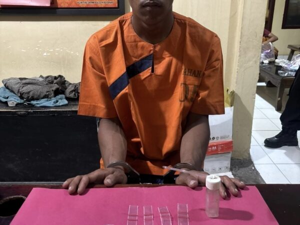 Gara-Gara Sabu Pemuda Asal Rakit Kulim Ditangkap Personel Polsek di Batu Rijal Hilir Peranap