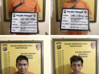 Maling Sepeda Motor Trail di Peranap Diringkus, Penadah Dikejar Sampai Kabupaten Tetangga