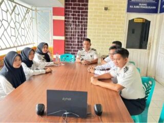 Rutan Rengat Ikuti Sosialisasi Pembangunan Zona Integritas Menuju WBK dan WBBM Secara Virtual