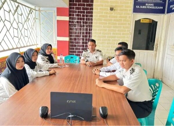 Rutan Rengat Ikuti Sosialisasi Pembangunan Zona Integritas Menuju WBK dan WBBM Secara Virtual