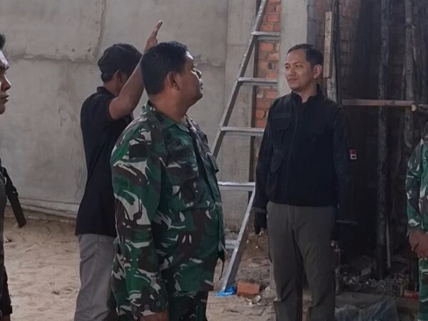 Dandim 0314/Inhil Tinjau Pembangunan Koperasi Merah Putih di Sejumlah Wilayah