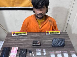 Satresnarkoba Polres Inhil Ungkap Kasus Sabu 25,79 Gram, Seorang Pengedar Diamankan