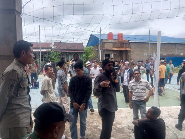 Masyarakat Desa Belantaraya Gelar Aksi Damai, Ada 2 Tuntutan Penting