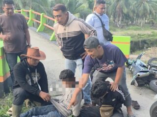 Polsek Pelangiran Ungkap Kasus Sabu, Dua Buruh Kontraktor Diamankan