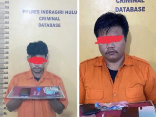 Dua Pemuda Kelurahan Kampung Dagang Rengat Dicokok Polisi, Ini Kasusnya