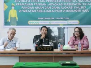 Perkuat Keamanan Pangan, Wabup Inhu Teken Komitmen Pangan Aman dan Kawal Ketat Program MBG