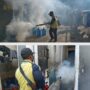 Cegah DBD dan Malaria, Rutan Rengat Gandeng Puskesmas Pekan Heran Gelar Fogging Massal