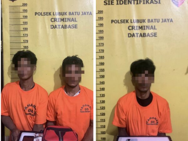 Polsek LBJ Ungkap Kasus Narkoba Dikecamatan Pasir Penyu, Hasilnya Tiga Tersangka Dibekuk