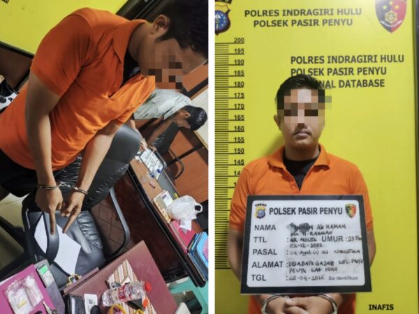 Laporan Warga Berbuah Manis, Pemuda Pengedar Sabu Tak Berkutik Dibekuk Tim Polsek Pasir Penyu