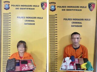 IRT Warga Desa Sungai Beringin Rengat Jadi Pengedar Narkoba, Pemasok Diringkus Sembunyi Diwisma