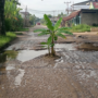 Bertahun-tahun Rusak Parah, Jalan Pekan Arba Tembilahan Kerap Sumbang Kecelakaan bagi Pengendara