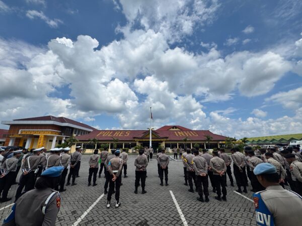 May Day Kondusif, Polres Inhu Tetap Siagakan Personel Dan Patroli Objek Vital