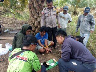 Narkoba di Pedalaman Inhu, Polsek Batang Cenaku Ringkus Pria di Desa Anak Talang