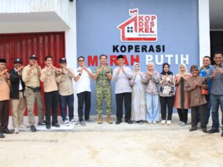 Dandim 0314/Inhil Hadiri Launching Virtual Operasionalisasi 1061 Kopdes Se-Nusantara