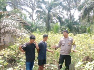 Polisi Cinta Petani, Polres Inhu Fokus Motivasi Pemanfaatan Pekarangan Produktif Warga