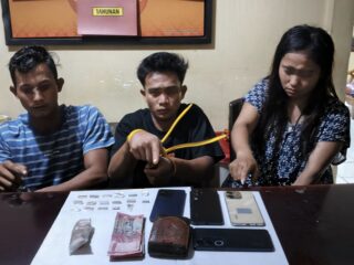 Simpan Sabu Dalam Bra, Gerombolan Pelaku Penyalahgunaan Narkotika Dibekuk Polsek Peranap