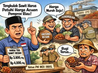 ‎PW-MOI Inhil Minta Tengkulak Sawit Patuhi Harga Acuan Pemprov Riau, Fitra: Jangan Sesukanya Menentukan Harga ke Petani ‎