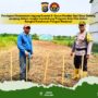 Dukung Ketahanan Pangan , Polsek Tembilahan Hulu Cek Kesiapan Lahan Jagung di Desa Sialang Panjang .
