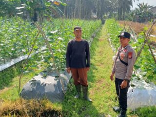 Sambang Dialogis Personel Polres Inhu, Wujudkan Ketahanan Pangan Nasional