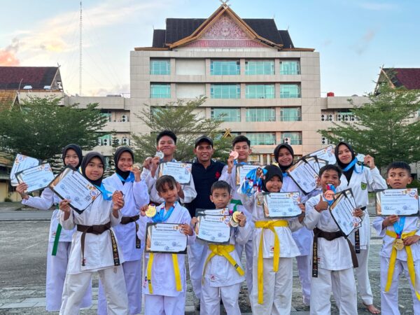 PON KC Piala Walikota Pekanbaru, Kontingen Wadokai Inhil Berhasil Raih 5 Emas, 4 Perak dan 6 Perunggu