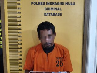 Kapolsek Lirik Pimpin Langsung Penangkapan Pelaku Penyalahgunaan Narkoba Didesa Lambang Sari I, II, III