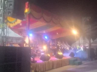 Parade Band Lokal Meriahkan Milad ke-61 Kabupaten Inhil di Tembilahan
