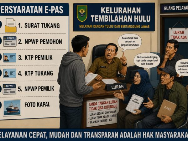Pelayanan Kelurahan Tembilahan Hulu Dikeluhkan Warga, Sulitnya Tanda Tangan Lurah hingga Dugaan Persyaratan di Luar Kewenangan Jadi Sorotan