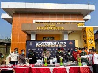 Polres Inhu Torehkan Rekor Baru: Ungkap 9,7 Kg Sabu & 19 Ribu Butir Ekstasi, Terbesar Sepanjang Sejarah Satresnarkoba