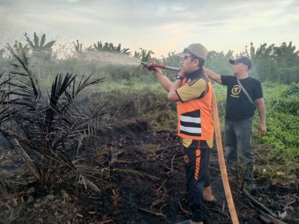 Dalam Hitungan Jam, TRC BPBD Inhil Taklukkan Dua Titik Karhutla