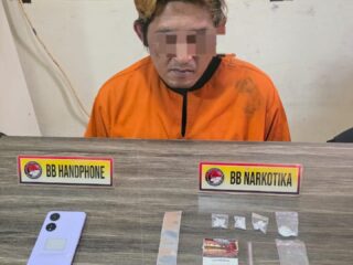 Satresnarkoba Polres Inhil Ungkap Kasus Peredaran Sabu, Amankan Seorang Pengedar dan Sita 4,70 Gram Sabu