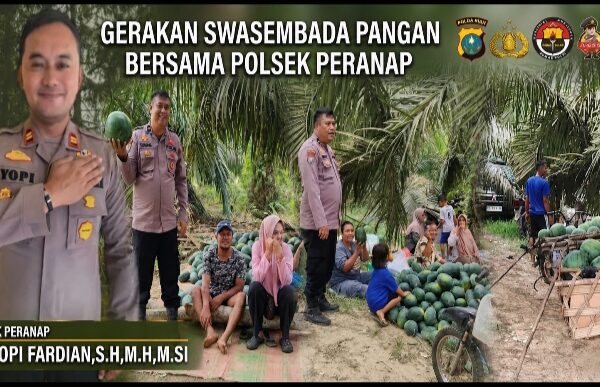 Gerakan Swasembada Pangan Bersama Polsek Peranap