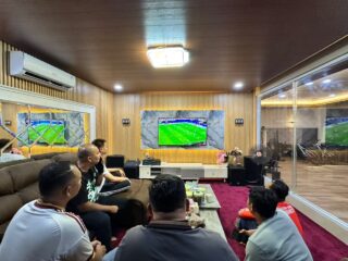 Semarak Piala Dunia 2026, Forkopimda Inhu Gelar Nobar Penuh Kebersamaan