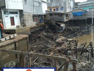 Abrasi di Dua Titik Kuala Enok, BPBD Inhil Evakuasi Warga dan Siagakan Tim di Lokasi