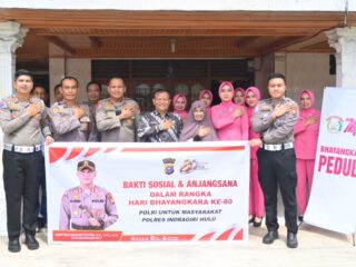 Rangkaian Hari Bhakti Hari Bhayangkara Ke-80, Kapolres Laksanakan Anjangsana ke Purnawirawan Polri
