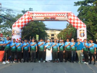 Fun Run Road to Riau Bhayangkara Run 2026 Meriah, Polres Inhil Gaungkan Semangat “Polri untuk Masyarakat”