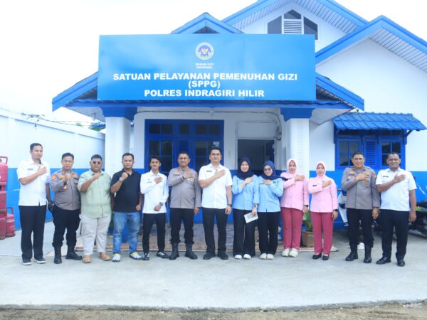 Tim Supervisi Polda Riau Laksanakan Asistensi Tata Kelola Dapur SPPG Polres Inhil